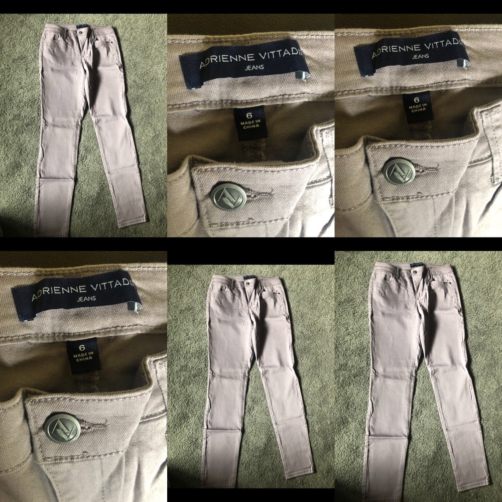 Light purple skinny jean pant